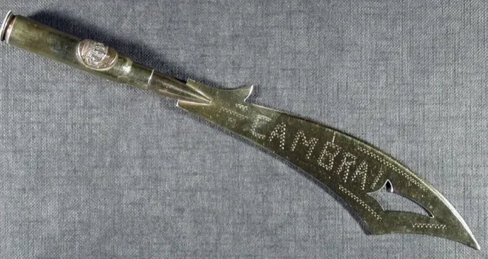 Framed Print : Letter opener Engraved Cambrai Framed Print : Letter opener Engraved Cambrai
