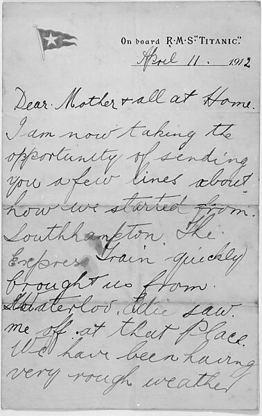 Letter from the Titanic