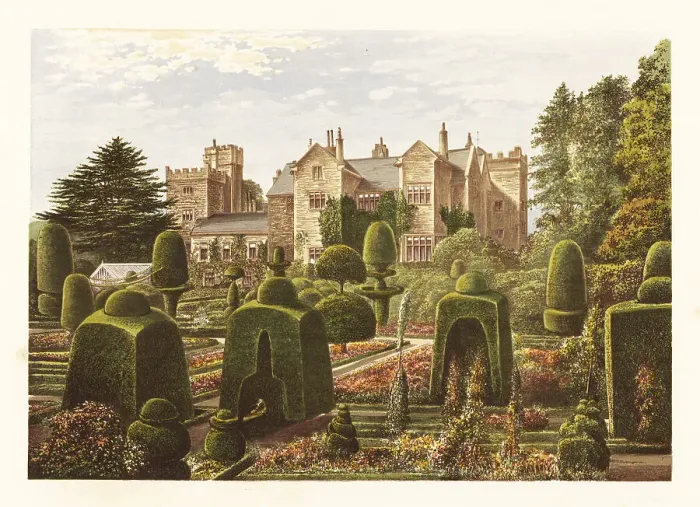 Framed Print : Levens Hall. Cumbria, England Framed Print : Levens Hall. Cumbria, England