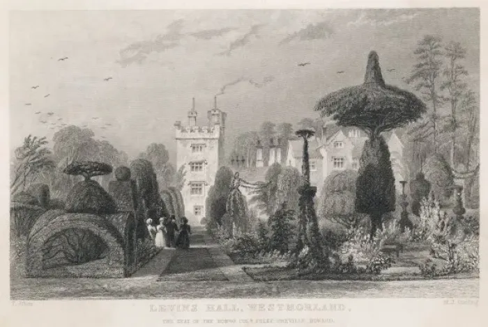 Framed Print : Levens Hall and Garden Framed Print : Levens Hall and Garden