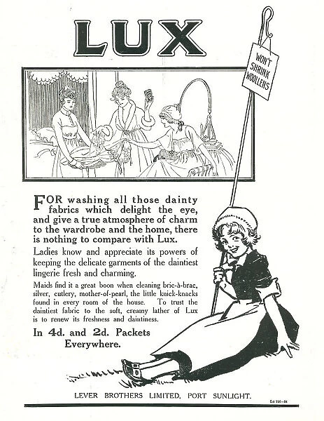 Lever Brothers Advertisement, Lux