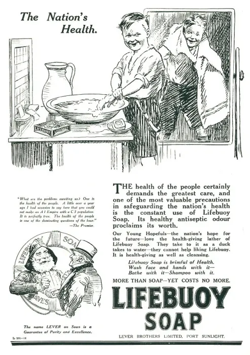 Framed Print : Lever Brothers Lifebuoy Soap Advertisement Framed Print : Lever Brothers Lifebuoy Soap Advertisement