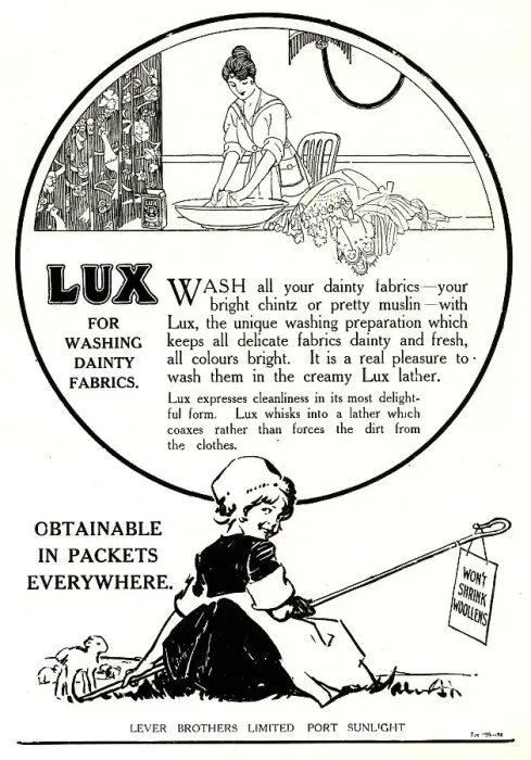 Framed Print : Lever Brothers Lux Advertisement Framed Print : Lever Brothers Lux Advertisement