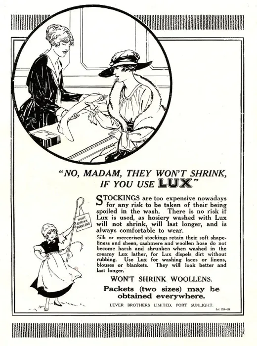 Framed Print : Lever Brothers Lux Advertisement Framed Print : Lever Brothers Lux Advertisement