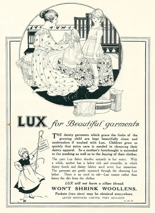 Framed Print : Lever Brothers Lux Advertisement Framed Print : Lever Brothers Lux Advertisement