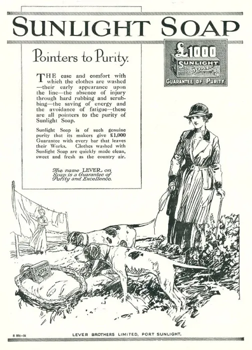 Framed Print : Lever Brothers Sunlight Soap Advertisement Framed Print : Lever Brothers Sunlight Soap Advertisement