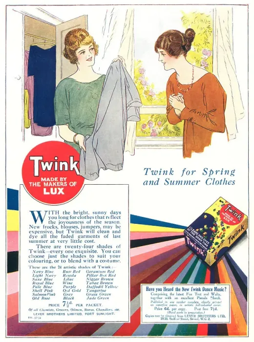 Framed Print : Lever Brothers Twink Advertisement Framed Print : Lever Brothers Twink Advertisement