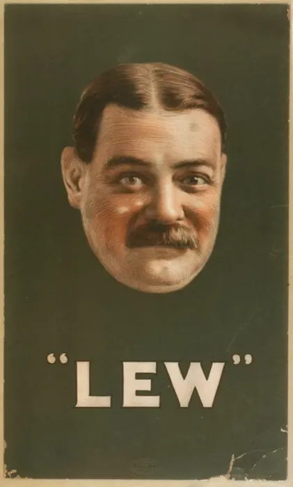 Framed Print : Lew. Date c1908 Framed Print : Lew. Date c1908
