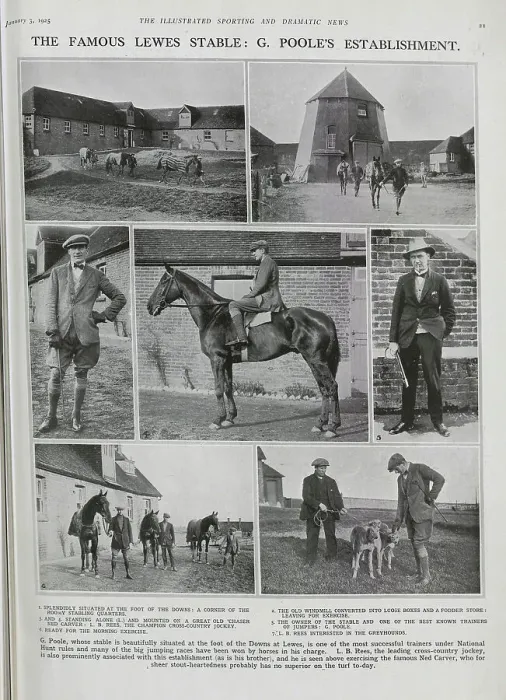 Framed Print : Lewes Stable and Owner G. Poole Framed Print : Lewes Stable and Owner G. Poole