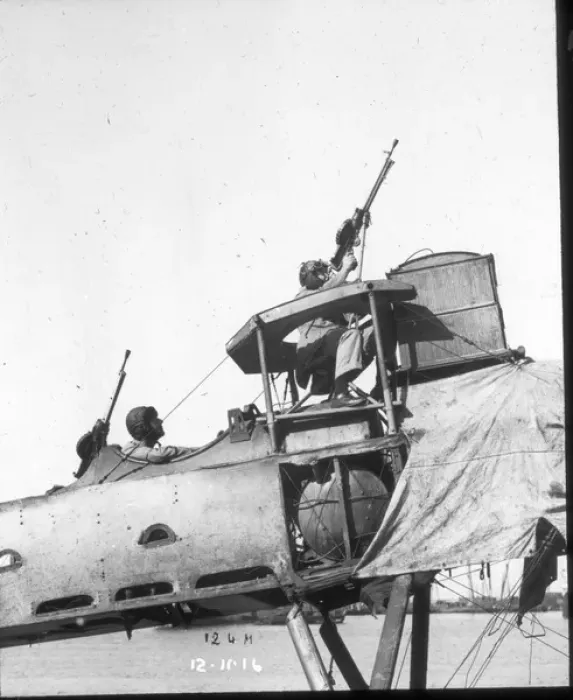 Framed Print : Lewis guns on a Short Seaplane 12 November 1916 Framed Print : Lewis guns on a Short Seaplane 12 November 1916