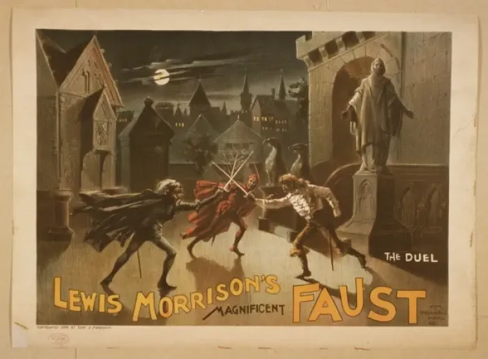 Framed Print : Lewis Morrisons magnificent Faust Framed Print : Lewis Morrisons magnificent Faust