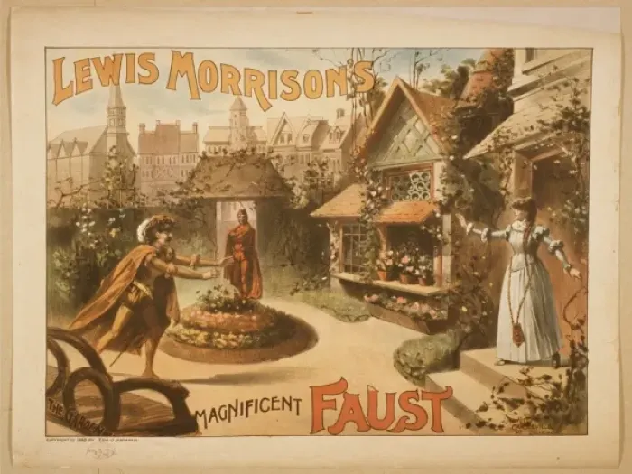 Framed Print : Lewis Morrisons magnificent Faust Framed Print : Lewis Morrisons magnificent Faust
