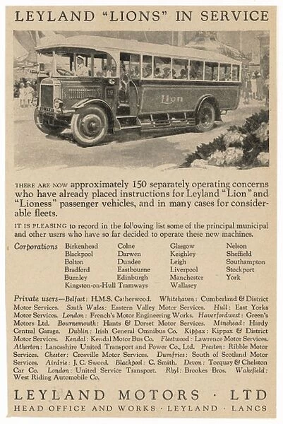 Leyland Lion Motor Bus