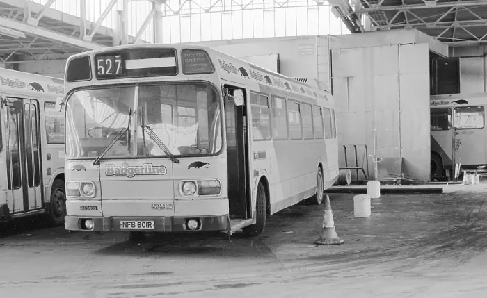 Framed Print : Leyland National bus NFB 601R Framed Print : Leyland National bus NFB 601R