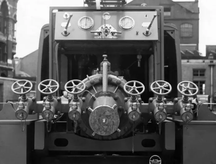Framed Print : Leyland pumping unit on Bedford chassis Framed Print : Leyland pumping unit on Bedford chassis