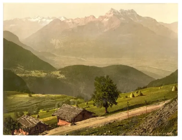 Framed Print : Leysin, Nand, Canton, Switzerland Framed Print : Leysin, Nand, Canton, Switzerland