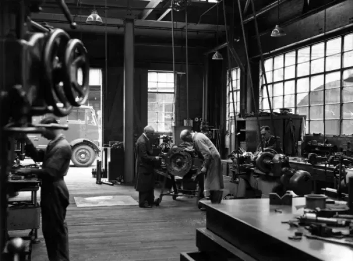Framed Print : LFB Engineering Workshop - Vehicle repairs Framed Print : LFB Engineering Workshop - Vehicle repairs