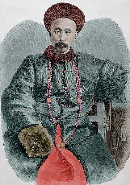 Li Hongzhang (1823-1901). Politician of the late Qing Empire
