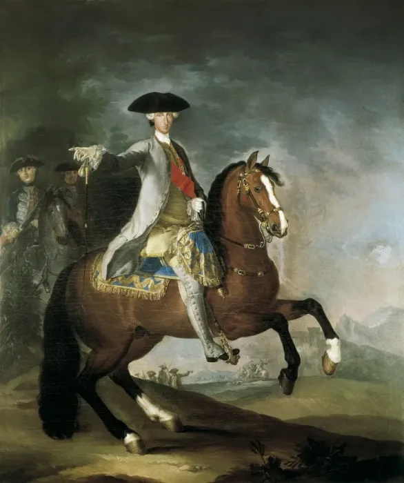 Framed Print : LIANI, Francesco (1712-1783). Equestrian portrait Framed Print : LIANI, Francesco (1712-1783). Equestrian portrait
