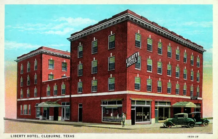 Framed Print : Liberty Hotel, Cleburne, Texas, USA Framed Print : Liberty Hotel, Cleburne, Texas, USA