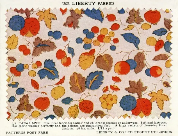 Framed Print : Liberty print fabric Framed Print : Liberty print fabric