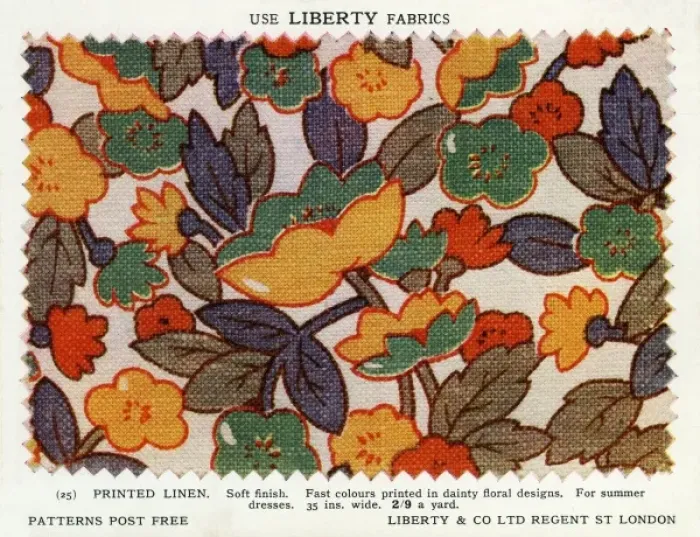 Framed Print : Liberty print fabric Framed Print : Liberty print fabric