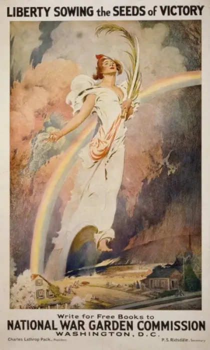 Framed Print : Liberty sowing the seeds of victory Framed Print : Liberty sowing the seeds of victory