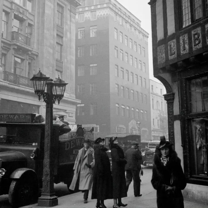 Framed Print : Libertys corner, Regent Street, Central London Framed Print : Libertys corner, Regent Street, Central London