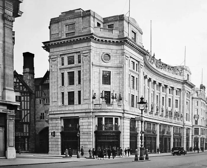 Framed Print : Liberty's Regent Street, London early 1900s Framed Print : Liberty's Regent Street, London early 1900s