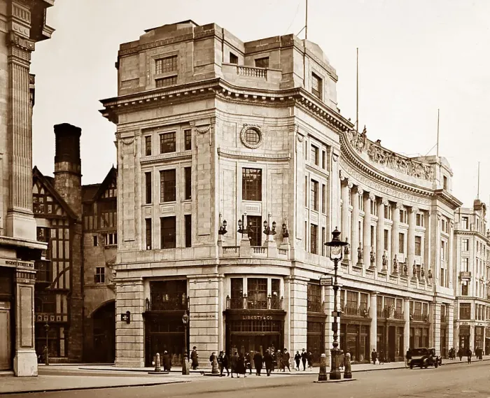 Framed Print : Liberty's Regent Street, London early 1900s Framed Print : Liberty's Regent Street, London early 1900s