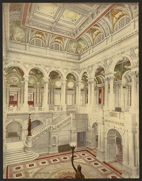Library of Congress, central stair hall