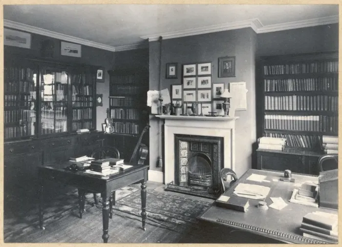 Framed Print : Library at Thomas Hardys home, Max Gate Framed Print : Library at Thomas Hardys home, Max Gate