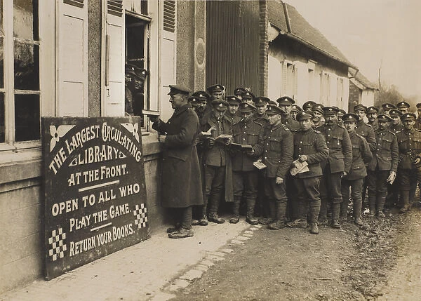 A library for troops on Western Front