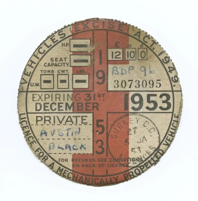 Framed Print : Licence for a mechanically propelled vehicle Framed Print : Licence for a mechanically propelled vehicle