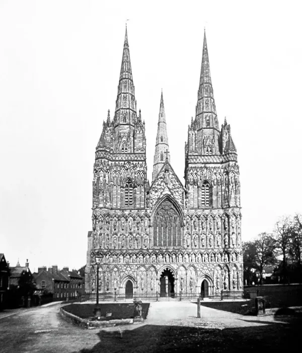 Framed Print : lichfield cathedral Framed Print : lichfield cathedral