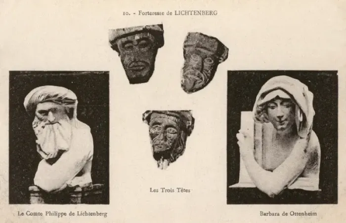 Framed Print : Lichtenberg, France - Carvings from the Chateau Framed Print : Lichtenberg, France - Carvings from the Chateau