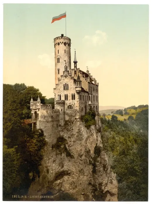 Framed Print : Lichtenstein Castle, Wurtemburg, Germany Framed Print : Lichtenstein Castle, Wurtemburg, Germany