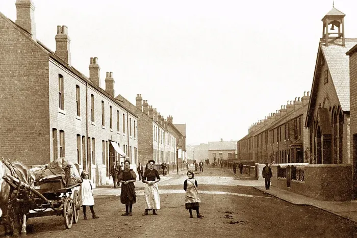 Framed Print : Lidgett Lane, Thurnscoe, early 1900s Framed Print : Lidgett Lane, Thurnscoe, early 1900s