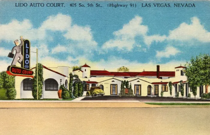 Framed Print : Lido Auto Court, Las Vegas, Nevada, USA Framed Print : Lido Auto Court, Las Vegas, Nevada, USA