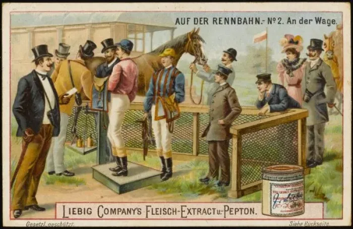 Framed Print : Liebig Horse Racing 2 Framed Print : Liebig Horse Racing 2