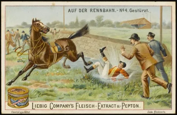 Framed Print : Liebig Horse Racing 4 Framed Print : Liebig Horse Racing 4
