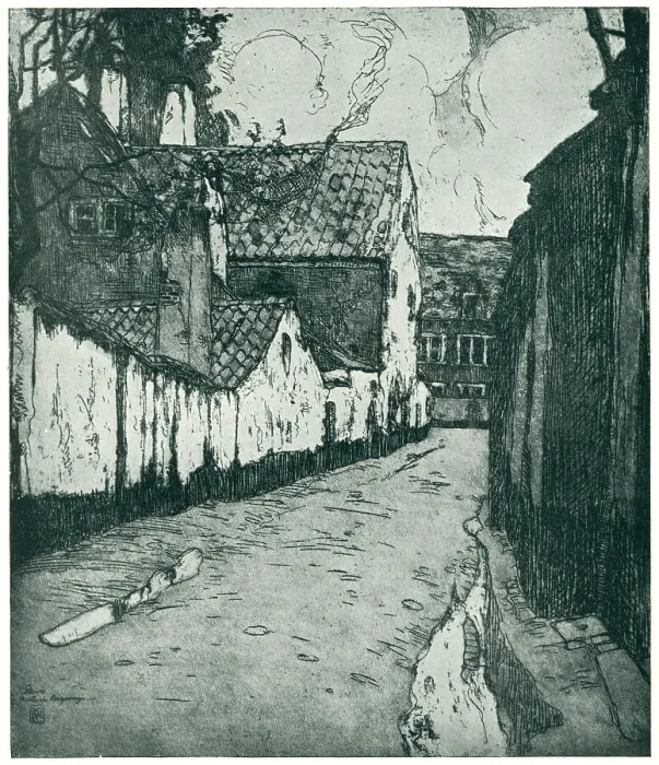 Framed Print : Lierre Le Beguinage Framed Print : Lierre Le Beguinage