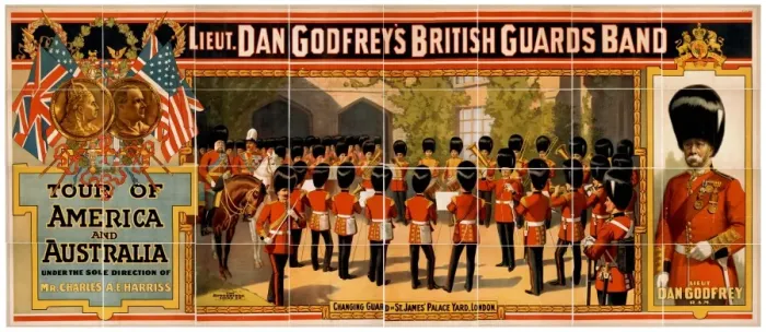 Framed Print : Lieut. Dan Godfreys British Guards Band tour of America Framed Print : Lieut. Dan Godfreys British Guards Band tour of America