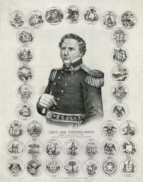 Lieut. Gen. Winfield Scott. General in Chief of the U. S. Arm