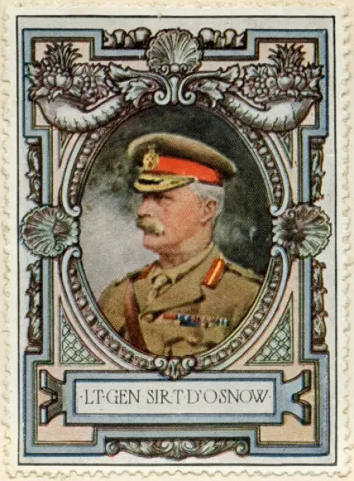Framed Print : Lieut-General Sir Thomas D Oyly Snow / Stamp Framed Print : Lieut-General Sir Thomas D Oyly Snow / Stamp