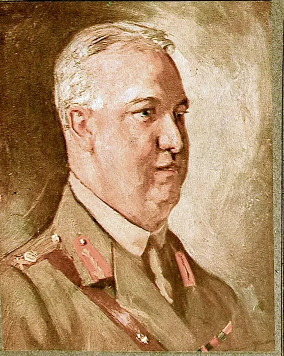 Framed Print : Lieutenant General Sir Arthur Currie, dated 1917 Framed Print : Lieutenant General Sir Arthur Currie, dated 1917