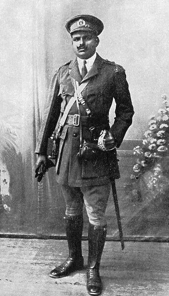 Lieutenant Syed Abdul Alajeed during World War I