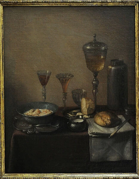 Still life, 1633, by Willem Claeszoon Heda (1594-1680)