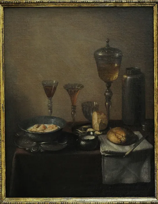 Framed Print : Still life, 1633, by Willem Claeszoon Heda (1594-1680) Framed Print : Still life, 1633, by Willem Claeszoon Heda (1594-1680)