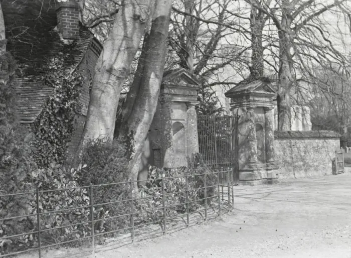 Framed Print : Life of Charles Dickens - Gateway of Old Nunnery Near Amesbu Framed Print : Life of Charles Dickens - Gateway of Old Nunnery Near Amesbu